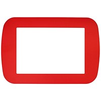 Frames4Floors PVC Floor Label Holders For Warehouse, A4, Red, Pack of 10