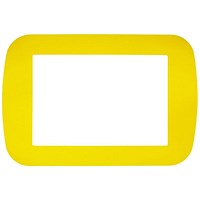 Frames4Floors PVC Floor Label Holders For Warehouse, A4, Yellow, Pack of 10
