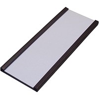 Beaverswood Magnetic PVC Label Holder With Card For Shelving and Racking, H40mmxW80mm, Pack of 100 Beaverswood Magnetic PVC Label Holder With Card For Shelving and Racking, H40mmxW80mm, Pack of 100