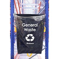 Racksack Hard-wearing and Re-usable General Waste Sack, 160 Litre Capacity, Clear