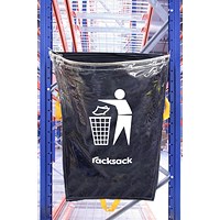 Racksack Hard-wearing and Re-usable General Waste Symbol Only Sack, 160 Litre Capacity, Clear