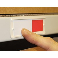 Beaverswood Self-Adhesive Two-colour Stock Identity Slider, Pack of 100