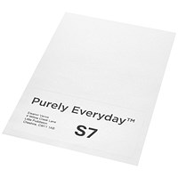 Purely Everyday A4 Single Integrated Label S7 One Integral Hotmelt Label 190 x 90mm White (Pack 1000)