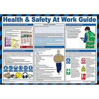 Health & Safety At Work Laminated Guidance Poster A2 -