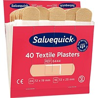 Cederroth Salvequick Fabric Plaster Refill (Pack 240) -