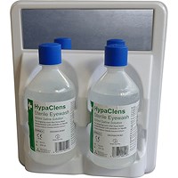 HypaClens Eyewash Station With 2 x HypaClens Eyewash Bottles 500ml -