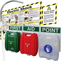 Evolution Electric Shock Rescue Point With Glove Dispenser -