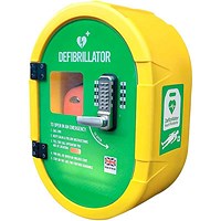 DefibSafe Outdoor AED Cabinet with Keypad Lock - DefibSafe Outdoor AED Cabinet with Keypad Lock -