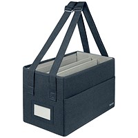 Leitz Fabric Hot-Desking Work Bag, Small, Grey