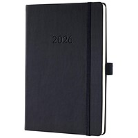 Sigel Conceptum Diary 2026 A5 Week To View Vertical Black -