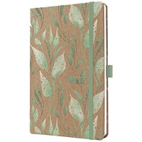 Jolie Diary 2026 A5 Week To View Hardcover Sparkle Leaves -