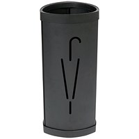 Alba Umbrella Stand ABS Steel Black -
