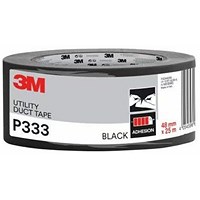 Scotch P333 Utility Multi-use Duct Tape Black 48mm x 25m (Roll) -
