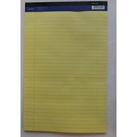 ValueX A4 Executive Memo Pad Ruled 70gsm 100 Page Yellow (Pack 10)