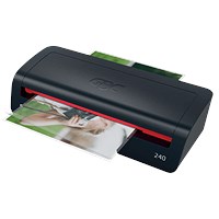 GBC 240 Home Office A4 Laminator, Black & Red