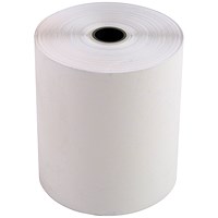 Exacompta Cash Register Roll 2 Ply 57gsm 76x70x12mm 25m White (Pack 10) -