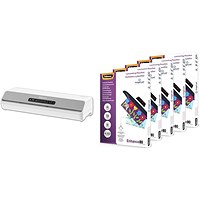 Fellowes Jupiter A3 Laminator With 10 Packs of 80 micon Laminating Pouches Free