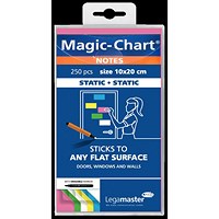 Legamaster Magic Chart Notes, 10x20cm, 250 Sheets, Assorted