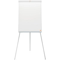 Nobo Premium Plus Tripod Steel Magnetic Whiteboard Easel Adjustable Height 1-1.86m -