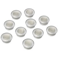 Nobo Extra Strong Glass Whiteboard Magnets 32mm Clear (Pack of 10) -