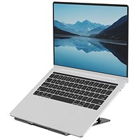 Fellowes Alumia Lightweight Adjustable Portable Laptop Stand Black -