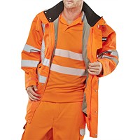 Beeswift Elsener 7 In 1 Jacket, Orange, 2XL