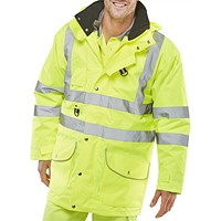 Beeswift Elsener 7 In 1 Jacket, Saturn Yellow, 4XL