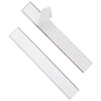 Durable Labelfix Self-Adhesive EPOS Ticket Strip Holder, 200 x 20mm, Pack of 10