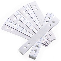 Durable Self-Adhesive Reinforcement Strips, Pack of 50