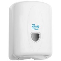 Purely Smile Centrefeed Roll Dispenser White PS1721