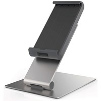 Durable Aluminium Foldable Tablet Holder iPad Desk Stand, Lockable & Rotatable