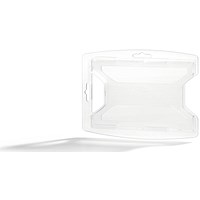 Durable reXycle 2 Card Security Pass ID Badge Holders, 54x85mm, Clear, Pack of 10