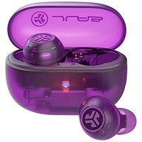 JLab Audio Go Pop ANC True Wireless Stereo Purple Earbuds with Charging Case