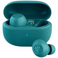JLab Audio Go Pop ANC True Wireless Stereo Teal Earbuds with Charging Case JLab Audio Go Pop ANC True Wireless Stereo Teal Earbuds with Charging Case