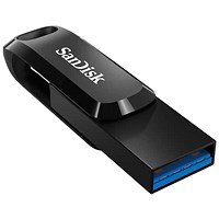 SanDisk Ultra Dual Drive Go 32GB USB-C USB-A Black Flash Drive