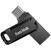 SanDisk Ultra Dual Drive Go 1TB USB-C USB-A Black Flash Drive