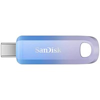 SanDisk Creator 1TB USB-C Capless Blue Lilac Flash Drive