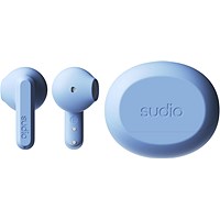 Sudio A3 True Wireless Blue Earbuds with Charging Case