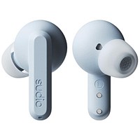 Sudio A3 Pro True Wireless Light Blue Earbuds with Charging Case