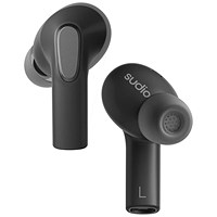 Sudio E3 True Wireless Black Earbuds with Charging Case