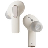 Sudio E3 True Wireless White Earbuds with Charging Case