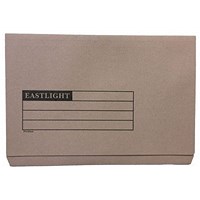 ValueX Document Wallet Full Flap Foolscap 270gsm Buff (Pack 50) 45412DENT