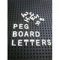 Announce Peg Letter Board Characters Assorted (Pack of 692) E-KIT692