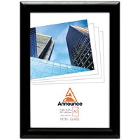 Announce Snap Frame, A3, Black