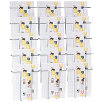 Announce 15 Compartment Wire Literature Holder A4