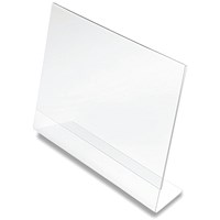 Announce by 5 Star Slanted Sign Holder A4 Landscape