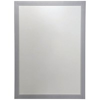 Announce Magnetic Stripes Solo Frame, A4, Silver, Pack of 2