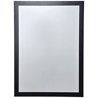 Announce Magnetic Stripes Solo Frame, A3, Black, Pack of 2