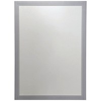 Announce Magnetic Stripes Solo Frame, A3, Silver, Pack of 2