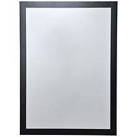 Announce Magnetic Stripes Solo Frame, A3, Black, Pack of 5